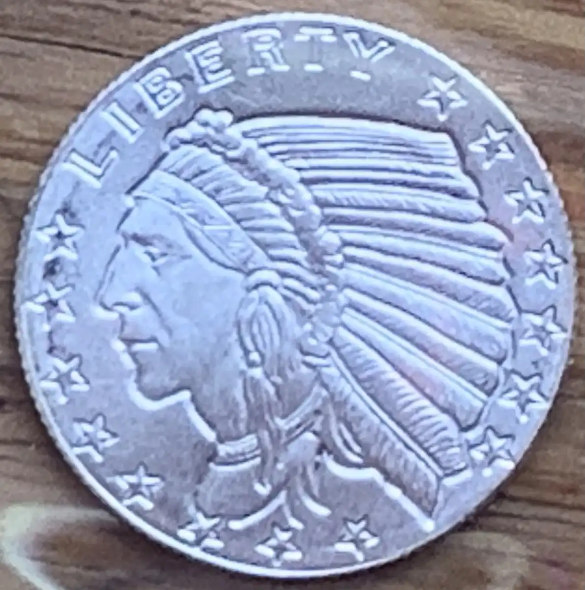 1/10-Oz-Gsm-Incuse-Indian-Silver-Round-Ebay-Purchase
